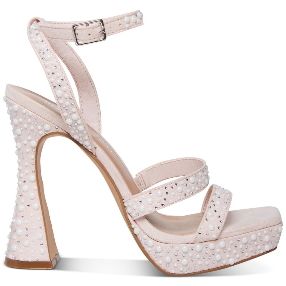 New Madden Girl by Steve Madden Petal
Pink Embellished High Heel Shoes